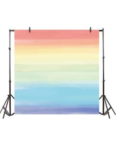Leyiyi 5x5ft Photography Backdrop Grunge Graffiti Vintage Oil Painting Board Rainbow Colored Birthday Party Baby Shower Graduation Banquet Decor Pets Photo Portrait Vinyl Video Studio Prop