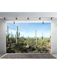 Leyiyi 7x5ft Photography Background Mexico Cactus Backdrop Western Life Desert Plant Saguaro Field Dry Sand Grunge Rock Bush Mountain Cowboy American Travel Photo Portrait Vinyl Studio Video Prop