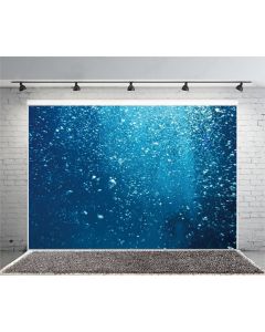 Leyiyi 7x5ft Photography Background Underwater World Backdrop Ocean Diving Seaside Holiday Summer Party Bubble Sunlight Honeymoon Travel Royal Hawaiian Luau Hula Party Photo Portrait Vinyl Studio Prop